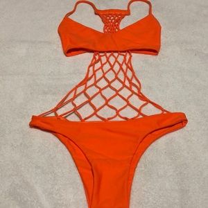 Mikoh- One-piece mesh bathing suit. NWOT